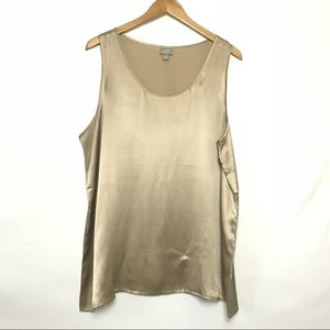 J.JILL Sleeveless blouse 100% Silk